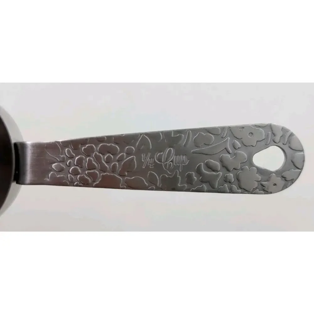 The Pioneer Woman Playful Posy Stainless Steel Measuring Spoons & Cups Set
